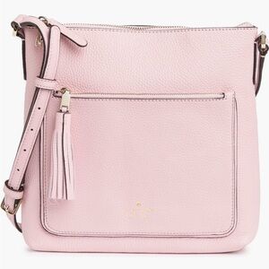 NWT Kate Spade NY ‘On Purpose’ Pink Leather Crossbody Bag